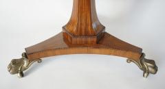 English Regency Brass Inlaid Mahogany Tilt Top Table circa 1820 - 789453