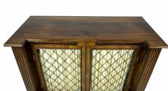 English Regency Brass Inlaid Rosewood Side Cabinet - 2798825