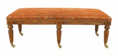 English Regency Burl Elm Bench - 4635111