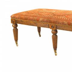 English Regency Burl Elm Bench - 4635113