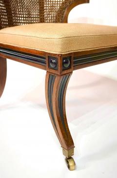 English Regency Caned and Ebonized Mahogany Klismos Chair Althorp circa 1815 - 4498561
