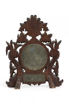 English Regency Carved Walnut Barometer - 4658481