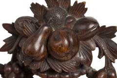 English Regency Carved Walnut Barometer - 4658487