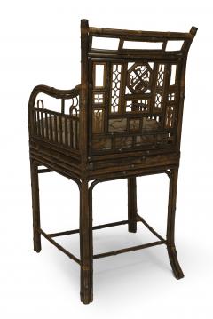 English Regency Cushioned Arm Chair - 1402780