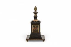 English Regency Decorative Painted and Gilt Newel Post Cap - 4519571