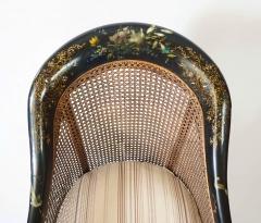 English Regency Faux Papier m ch Caned Bergere or Armchair circa 1830 - 3827936