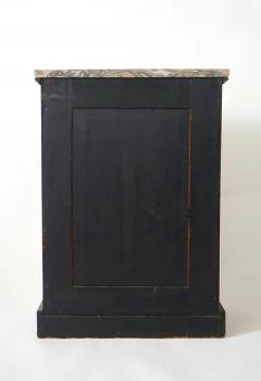 English Regency Faux Rosewood Painted Septarian Top Dwarf Cabinet circa 1820 - 3795736