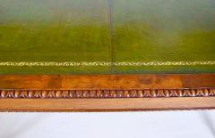 English Regency George IV Oak and Burr Walnut Library Writing Table circa 1825 - 4611637