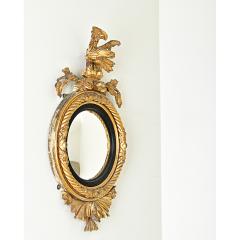 English Regency Gilt Convex Mirror - 3877210