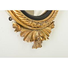 English Regency Gilt Convex Mirror - 3877232