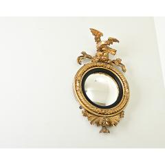 English Regency Gilt Convex Mirror - 3877338