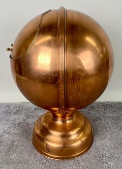 English Regency Globe Copper Coal Scuttle or Planter - 3421891