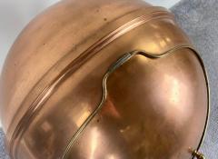 English Regency Globe Copper Coal Scuttle or Planter - 3421897