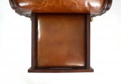 English Regency Leather Upholstered Mahogany Reclining Armchair circa 1830 - 3261828