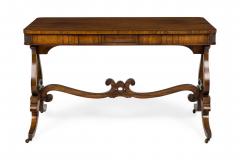 English Regency Lyre Support Table Desk - 4635871