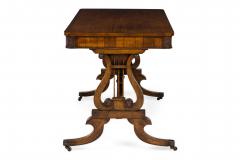 English Regency Lyre Support Table Desk - 4635872