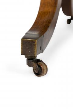 English Regency Lyre Support Table Desk - 4635882