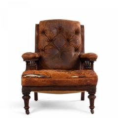 English Regency Mahogany Arm Chair - 4635598