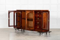 English Regency Mahogany Breakfront Sideboard - 4210915