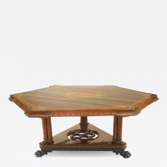 English Regency Mahogany Center Table - 1428287