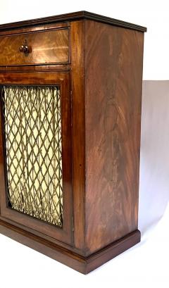 English Regency Mahogany Grille Door Side Cabinet circa 1820 - 2933907