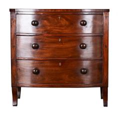 English Regency Mahogany Inlay Chest - 3760795