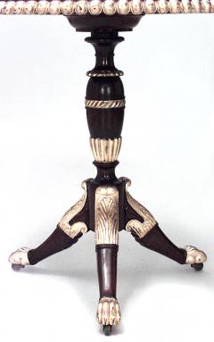 English Regency Mahogany Round End Table - 1438159