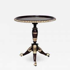 English Regency Mahogany Round End Table - 1443486