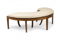 English Regency Mahogany Semi Circular Bench - 4169161