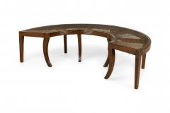 English Regency Mahogany Semi Circular Bench - 4169164