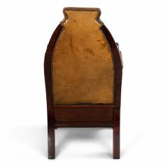 English Regency Mahogany Swan Arm Chair - 1404108