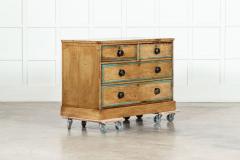 English Regency Painted Pine Chest Drawers - 3711114