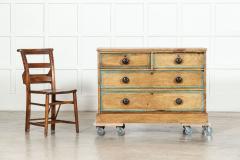 English Regency Painted Pine Chest Drawers - 3711115