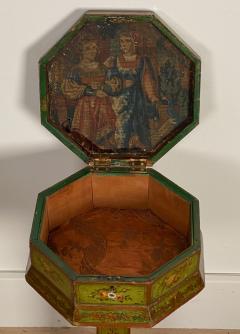 English Regency Painted Sewing Box Circa 1810 - 1415688