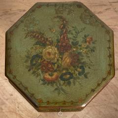 English Regency Painted Sewing Box Circa 1810 - 1415690