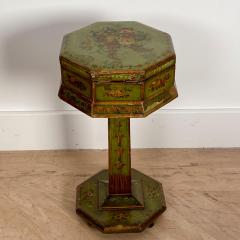 English Regency Painted Sewing Box Circa 1810 - 1415692