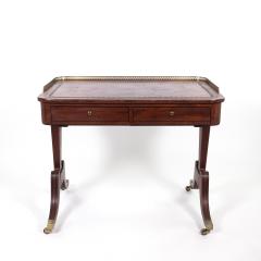 English Regency Period Mahogany Writing Table Circa 1820  - 2978020