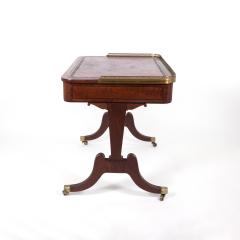 English Regency Period Mahogany Writing Table Circa 1820  - 2978023