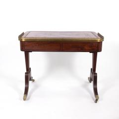 English Regency Period Mahogany Writing Table Circa 1820  - 2978024