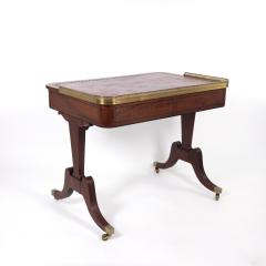 English Regency Period Mahogany Writing Table Circa 1820  - 2978025