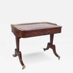 English Regency Period Mahogany Writing Table Circa 1820  - 2980258