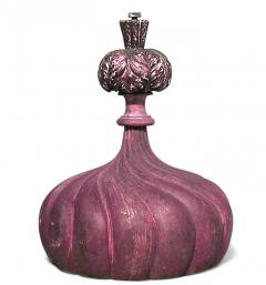 English Regency Red Painted Finials - 4321553