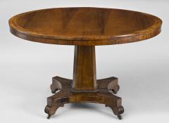 English Regency Rosewood Center Table - 110294