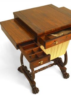 English Regency Rosewood Flip Chessboard Table - 1438177