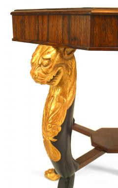 English Regency Rosewood and Gilt End Tables - 1438165