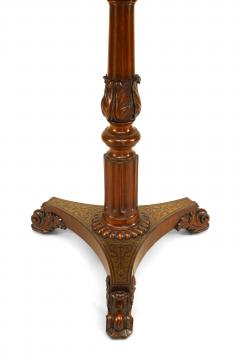 English Regency Rosewood and Leather End Table - 1438133