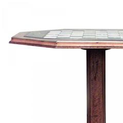English Regency Satinwood Chess Checkers Game Table - 4629268