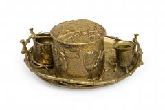 English Regency Style Bronze Smoking Set - 4653023