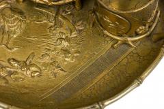 English Regency Style Bronze Smoking Set - 4653031