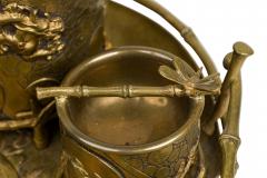 English Regency Style Bronze Smoking Set - 4653032